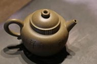 《大彬圈鈕》紫砂茶具茶壺助理工藝美術師純手工頂級青段蟹殼青