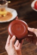 《玉扁》宜興紫砂壺實力派名家手工紅皮龍泡茶壺茶具