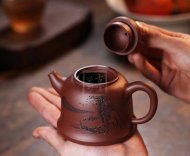 《古鐘》宜興紫砂壺工藝美術師純手工鐘形泡茶壺底槽青茶具