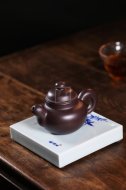 《大度》宜興工藝美術師手工創新壺紫砂壺茶壺茶具紫泥