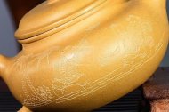 《仿古》宜興仿古紫砂壺高級工藝美術師手工茶壺黃金段泥仿古