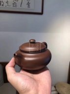 《仿古》仿古紫砂壺助理工藝美術師宜興手工茶壺紫泥壺