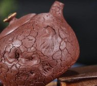 《龍供春》宜興紫砂壺工藝美術(shù)師手工紫泥供春茶壺茶具