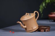 《湘妃竹（送同款茶葉罐）》宜興紫砂壺高級工藝美術師手工茶壺茶具260