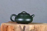 《漢棠石瓢》紫砂壺宜興實(shí)力派名家純手工民國(guó)綠石瓢泡茶壺