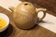 《竹子秦權》宜興本山段紫砂壺純手工秦權茶壺茶具