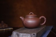 《大圓竹》宜興紫砂壺工藝美術(shù)師手工茶壺茶具紫泥
