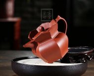 《僧帽》宜興紫砂壺工藝美術(shù)師手工茶壺茶具底槽青僧帽