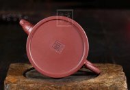 《魚躍龍門》宜興紫砂壺高級工藝美術師手工禮品茶具底槽青