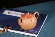 《銀杏壺》宜興紫砂茶壺高級工藝美術(shù)師段泥（配紅泥）創(chuàng)新壺