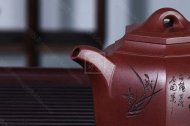 《雅方壺》宜興高級工藝美術師手工紫砂壺茶壺茶具底槽青