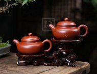 《百福仿古》宜興紫砂壺手工助理工藝美術師大師收藏級茶壺大紅袍