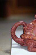 《金龜出海》宜興紫砂壺高級工藝美術師純手工底槽青創新壺茶壺紫砂茶具