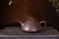 《子冶石瓢》宜興紫砂壺石瓢助理工藝美術師手工紫砂壺紫泥泡茶壺茶具