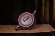 《三足橋韻》宜興紫砂工藝美術師手工紫砂壺茶具壺紫茄泥