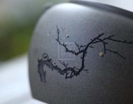 《小號文人募古茶倉》宜興實力派名家瀚堂大師青段紫砂壺全手工功夫泡茶壺