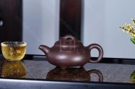 《矮石瓢》純手工石瓢紫砂壺高級工藝美術(shù)師全手工宜興紅砂紫泥茶壺花器