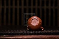 《茄瓜（小）》宜興紫砂壺助理工藝美術(shù)師手工刻繪茶壺家用茶具大紅袍筋紋壺