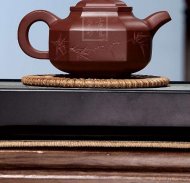 《八方壺》宜興紫砂壺高級工藝美術(shù)師手工底槽青福緣八方茶壺
