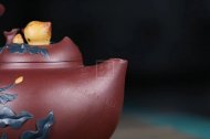 《多子多福》宜興紫砂壺高級(jí)工藝美術(shù)師純手工底槽青中壺茶具泡茶壺創(chuàng)新壺