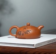 《半月》蟹黃段純手工工藝美術師宜興紫砂壺茶具半月茶壺