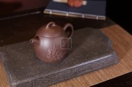 《秦權》宜興紫砂壺助理工藝美術師純手工禮品茶具紫泥秦權茶壺