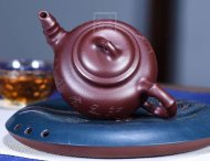 《竹春壺》報春茶具茶壺宜興手工紫砂壺紫茄泥